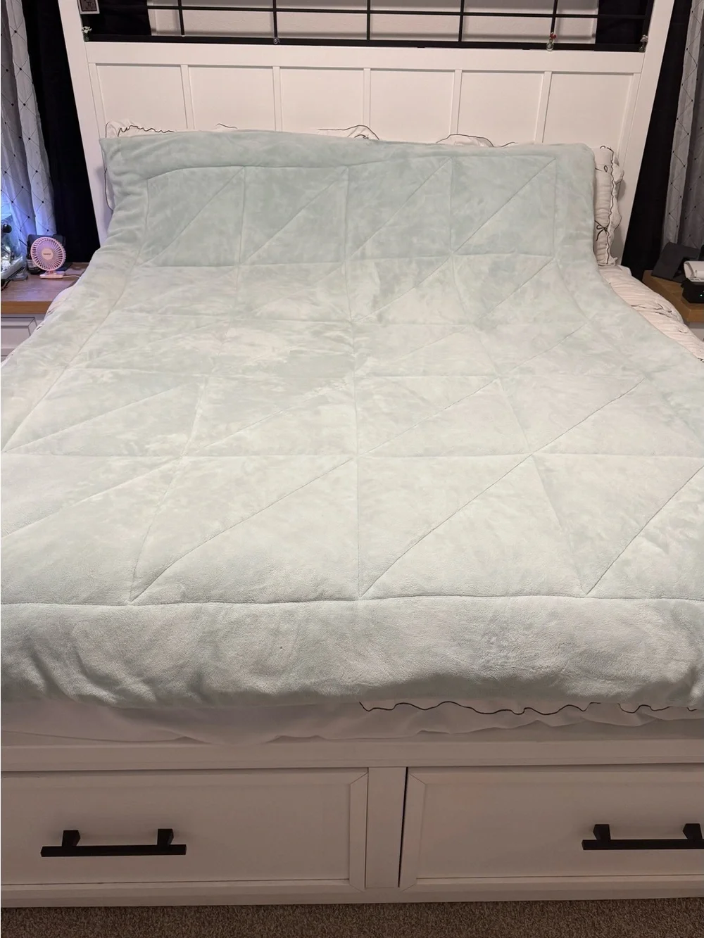 UGG Light Mint Plush Comforter